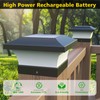 T-SUN Solar Post Lights, Waterproof Outdoor Solar Post Cap Lights