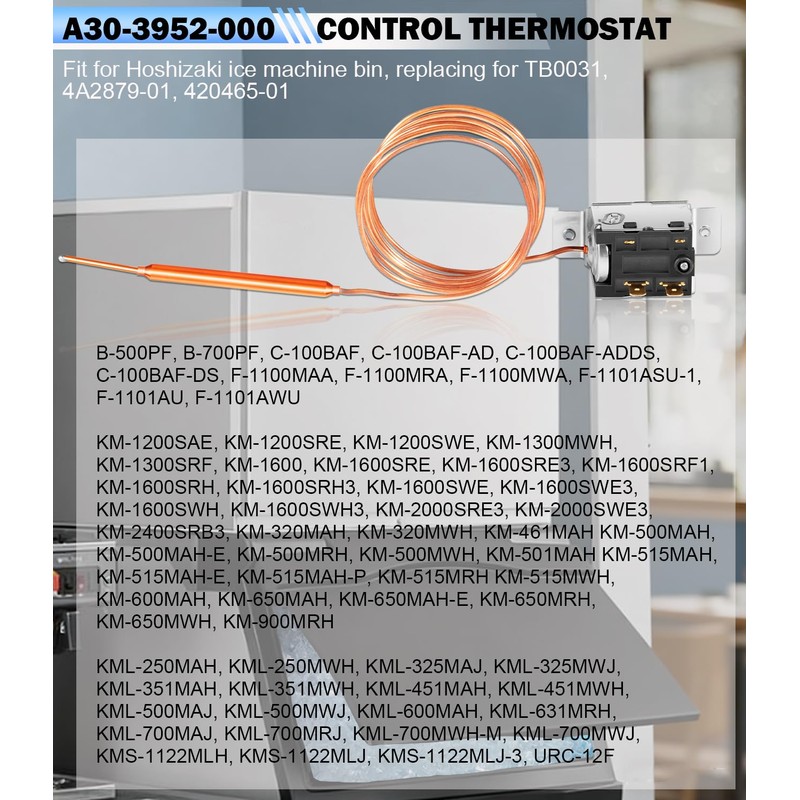 A30-3952-000 Thermostat Kit for Hoshizaki Ice Machine Bin