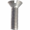 1/4-20 x 3-1/2" Flat Head Machine Screws, Slotted Drive, Stainless