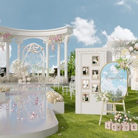 JIINGYO Oval Mirror for Wall, 24x36 Inch Gold Oval Bathroom Mirror, Antigue Gold Oval Vanity Mirrors, Metal Floral Frame Mirror for Bedroom Living Room Hallway, Hangs Horizontally or Vertically