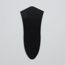 Blank PVC Plastic Control Plate For Jazz Bass JB style bass Guitar, No holes, 3Ply Black