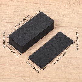 TIESOME 20Pcs Furniture Wall Protectors, 10 Pcs (20mm Thick)+ 10Pcs (3mm Thick) Wall Protector Pads Headboard Stoppers for Bed Noise Reduction Furniture Headboard Bumpers Couch Stoppers, Black