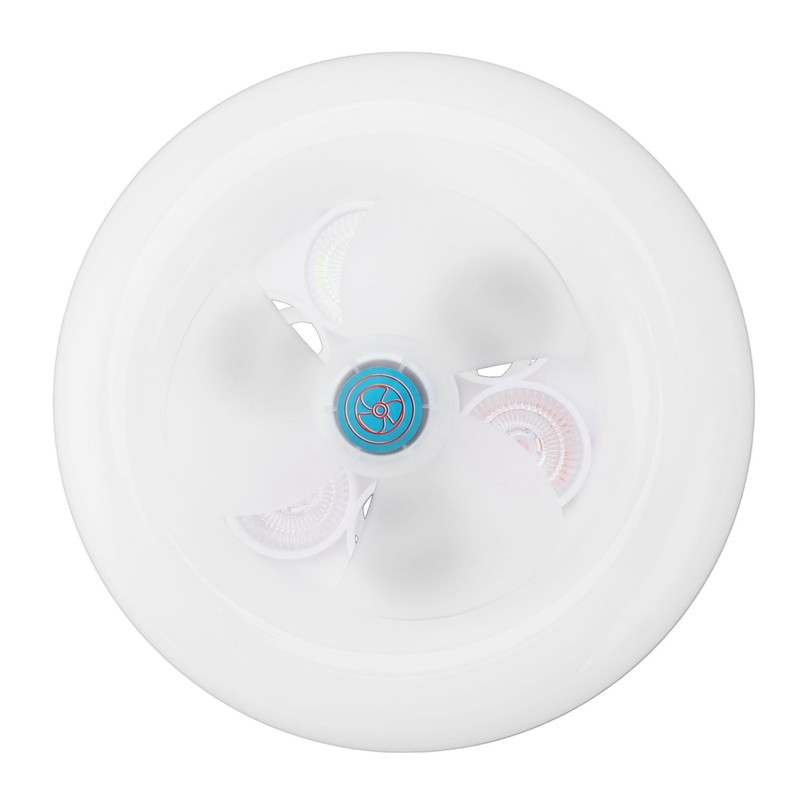 E27 LED Ceiling Fan Light Small Noiseless LED Fan Modern