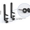 siawadeky Perforated Board Clamps 1 Pair Desk Punching Board Tabletop
