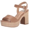 DV Dolce Vita womens Mod Heeled Sandal, Cafe, 10 US