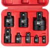 BOEN 8 Piece Impact Socket Adapter and Reducer Set, 1/4"