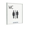 Logistic Sign System Tenuis Door Sign for Office (120/120 mm)
