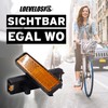 LOEVELOSI 4 x Orange Pedal Reflectors Set, StVZO-approved, Easy Assembly,