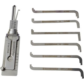 GFYWZ SS002 and Decoder Tool for S-Groove Door Lock, Professional Locksmith Tools, Quick Opener