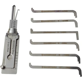 GFYWZ SS002 and Decoder Tool for S-Groove Door Lock, Professional Locksmith Tools, Quick Opener
