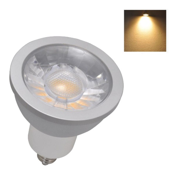 Ra97 LED Light Bulb, Dimmable, High Color Rendering Type, E11 Base, 60W Shape, 6W, Halogen Bulb Shape, 440ml, 2800K, 30° Irradiation Angle, Wide Angle