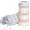 Termichy Stackable Formula Dispenser Portable Milk Powder Container, 2 Pack,