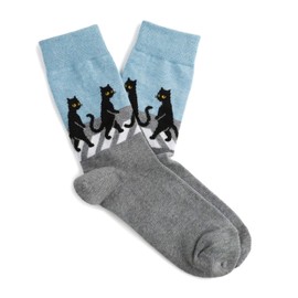 Dodo socks - Colourful Sneaker Funny Socks Made of Cotton, Funny Cool Crazy Designs with Motif, Unisex for Men and Women, Friends Birthday Gift, The Cats, 42 - 43