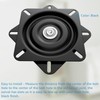 7inch Heavy-Duty Bar Stool Rotating Base Replacement, 360 ° Square