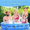 Piscina Inflable Redonda De 3 Niveles Para Niños 13035 Cm