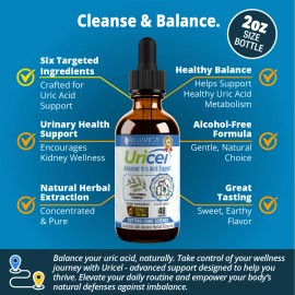 Rejuvica Health Uricel - #1 Uric Acid Support Formula w/ Chanca Piedra | 3-Pack