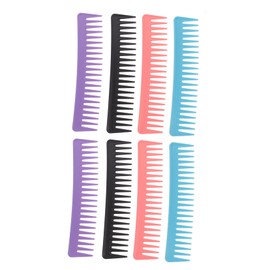 Baluue 8pcs Professional Hair Cutting Comb Ergonomic Wide Tooth Barber Comb for Hair Styling and Scalp Massage Design for Salons and Home Use