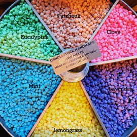 Candlestock Handmade Beeswax & Soy Wax Blended Essential Oil Scented Wax Melts - 4 OZ Sleeve (Clove)