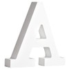 Rayher MDF Letter A, White, 10.9 x 11 cm, Thickness