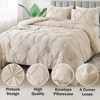 Andency Beige Comforter Set Full(79x90Inch), 3 Pieces Lightweight and Soft