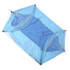 Outdoor Automatic Strut Hanging Parachute Cloth Mosquito Net AntiRollover Hammock(Sapphire