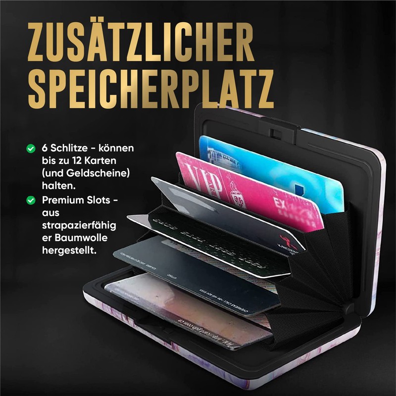 TopMost RFID Blocking Aluminium Wallet Credit Card Holder for Men