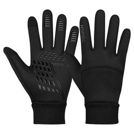 3S SPORTS Kids Children Boys Girls Cycling Winter Gloves Warm Gloves Touch Screen Anti-slip Thermal Gloves (Black, 3XS)