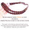 Gledola Double Three Strands Braid Headband Synthetic Hair Plait Headband