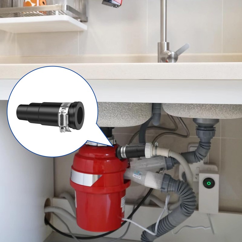 Dishwasher Drain Hose Adapter, Compatible with InSinkErator Garbage Disposals, Dishwasher
