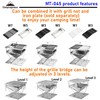 Campingmoon BBQ Grill Fire Pit Foldable Stainless Steel - Large