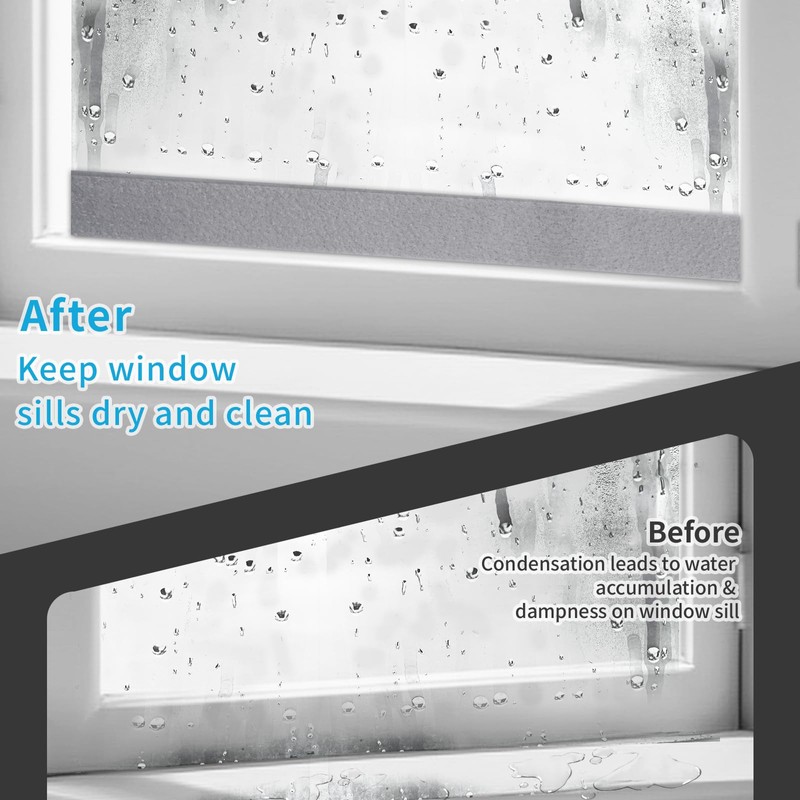 Generic 13ft Window Condensation Moisture Absorber Self Adhesive Reusable Absorbent