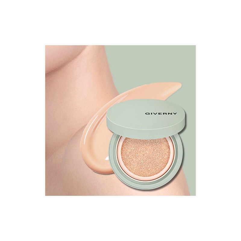 Giverny Close-Fitting Cover Cushion Foundation Set 12g + Refill 12g,
