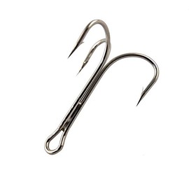 JSHANMEI ® 10PCS/Lot Strong Large Size Big Game Treble Fishing Hook Sea Fishhooks Saltwater Classic Treble Hooks (8/0)