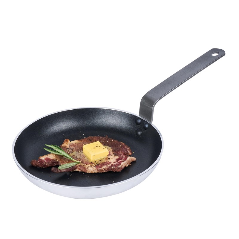 Restaurantware Met Lux 9 Inch Frying Pans, 6 Induction-Ready Cooking