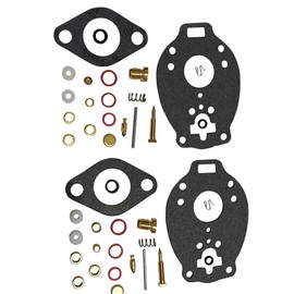 Goodfind68 New 2*Carburetor Repair Kits Compatible With Allis Chalmers B, C, CA, D14, D15, WC, WD, WD45 Tractors