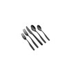 Cambridge Silversmiths Averie Black Satin 20-Piece Flatware Set, Service for