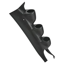 GlowShift Black Triple Pillar Gauge Pod Compatible with Ford Mustang S550 Hardtop 2015-2021 - ABS Plastic - Mounts (3) 2-1/16" (52mm) Gauges to Vehicle's A-Pillar