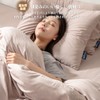 Fitted Sheet, Semi-Double Bed Cover, Washed & Super Soft Type,