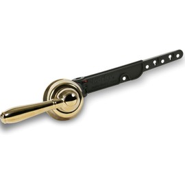 Korky 6021AM StrongARM Metal Tank Lever, Universal to Fit Front Angled Side Left and Right Mount Toilets, Polished Gold, Faucet Style