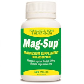 Mag-Sup Magnesium Supplement High Absorption Tab X 100