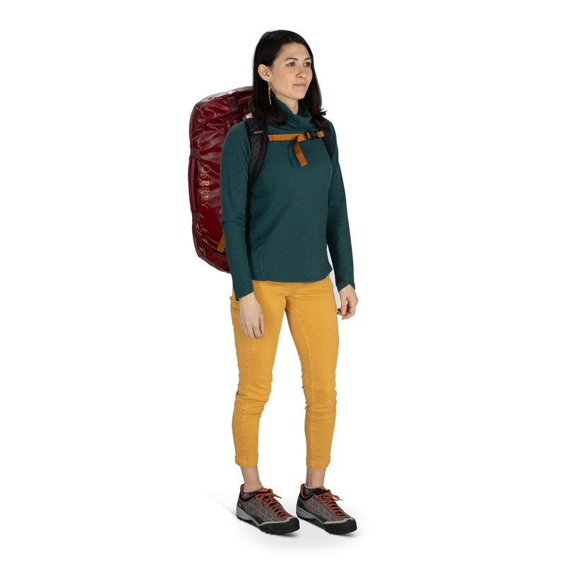 Osprey Transporter 65L Travel Duffel Bag, Tan Concrete