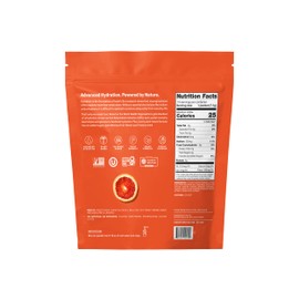 Cure Hydrating Electrolyte Mix | Electrolyte Powder for Dehydration Relief | Made with Coconut Water | No Added Sugar | Vegan | Paleo Friendly | Pouch of 14 Packets - Blood Orange