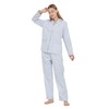 amaxer Women's 100% Cotton Pajama Set Long Sleeve Soft Button