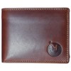 Men's Genuine Leather Slim Pocket Wallet with RFID Protected -