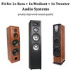 HiQltyla 250W 4-Way Speaker Crossover, RCEDA-402A Passive Crossover for Car