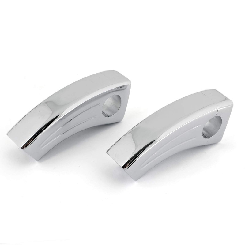 Topteng 3.5 Inch Billet Chrome 1 Inch Bars Riser Pull