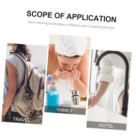 SAFIGLE Retractable Makeup Brush Set Portable Blush and Powder Brush for Women Purple and Black Travel-Friendly Cosmetic Tool Dustproof Cover