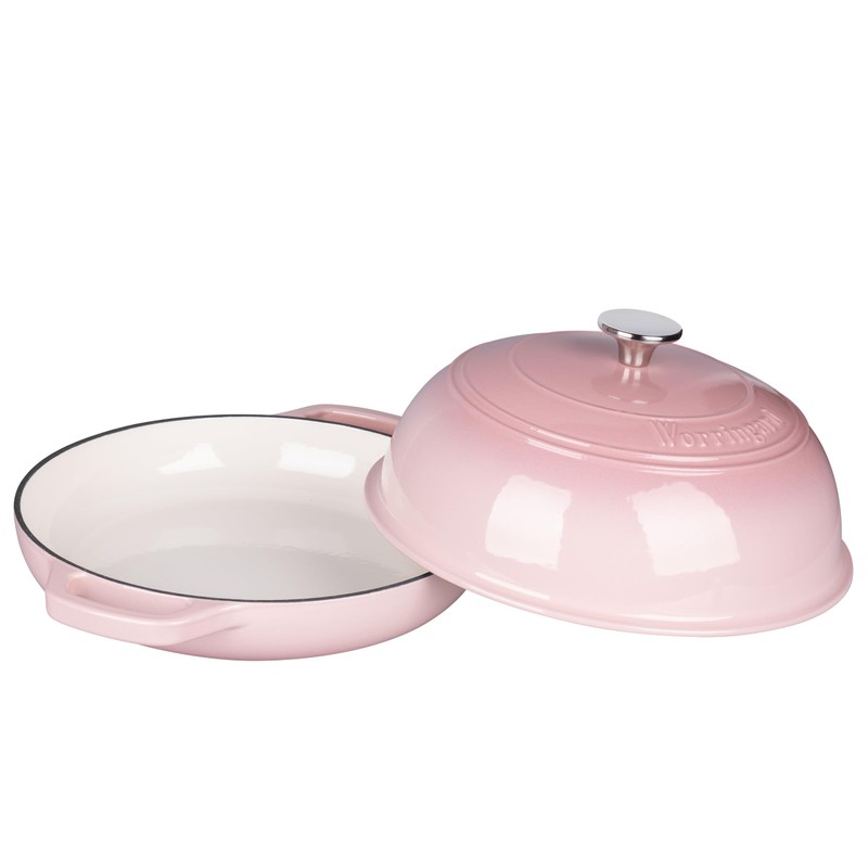 VORRINGARD Enameled Cast Iron Dutch Oven Pot with Lid, Bread