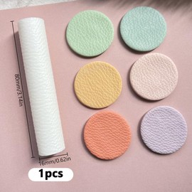 HOBBIESAY Polymer Clay Texture Roller Clay Earring Molds Polymers Clay Texture Sheets Polymer Clays Leather Textures Roller Embossing Pottery Textures Rollers for Polymer Clay Earrings Jewelry