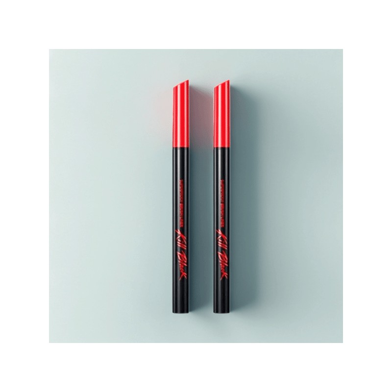 Clio 클리오 수퍼프루프 브러쉬 라이너 1+1 킬블랙 Clio Superproof Brush